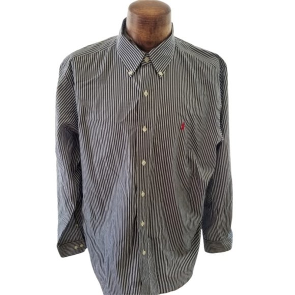 Ralph Lauren Men's Black Striped Shirt - Picture 4 of 8